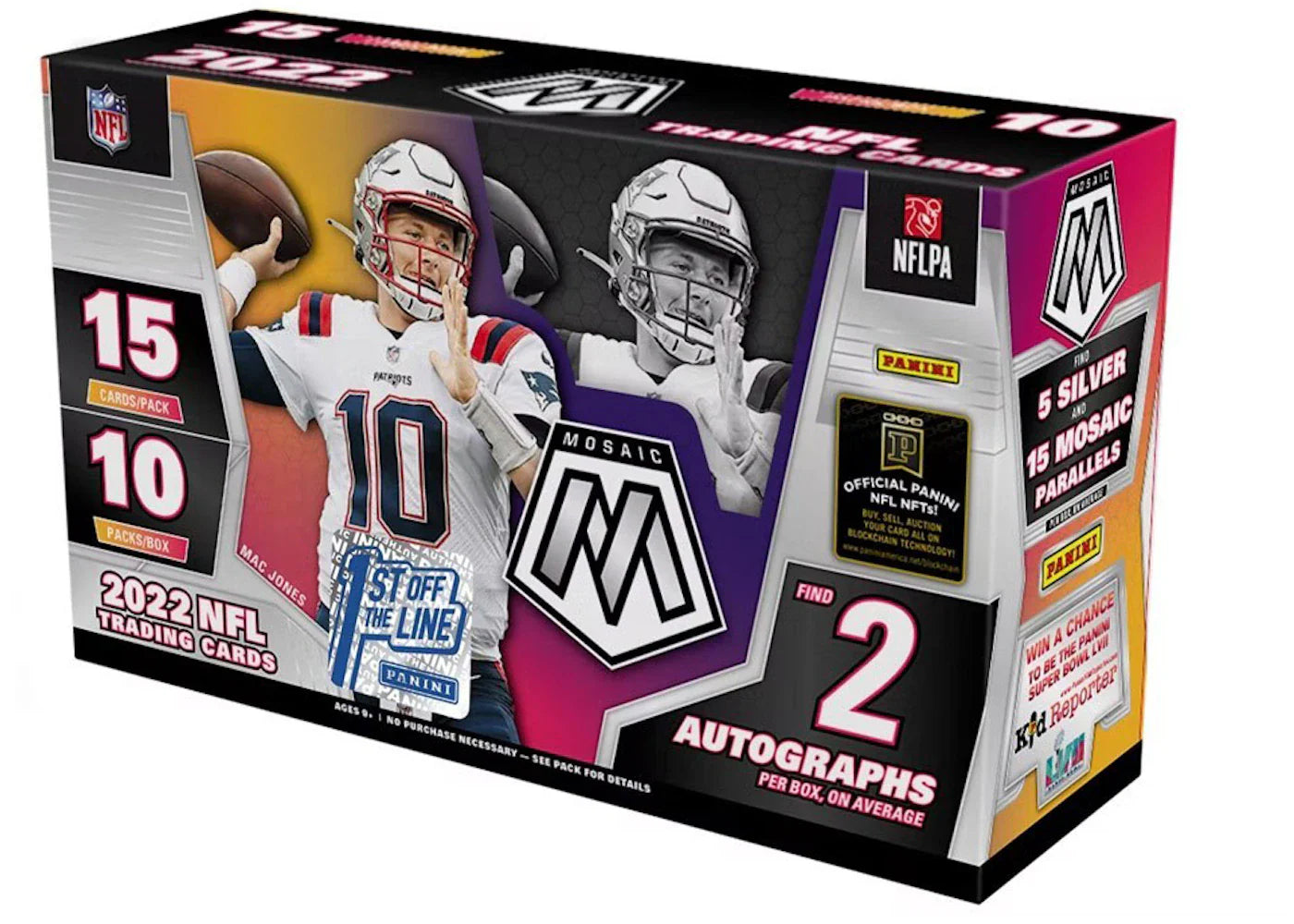 2022 Panini Mosaic Football 1st Off The Hobby Box