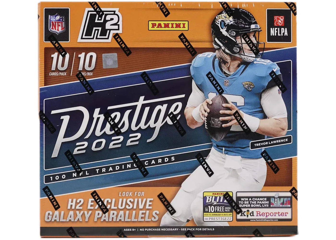 2022 Panini Prestige Football H2 Hobby Hybrid Box