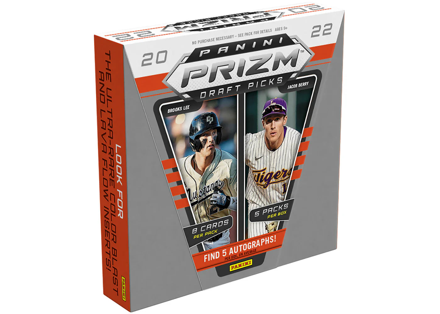 2022 Panini Prizm Draft Picks Collegiate Baseball Hobby Box