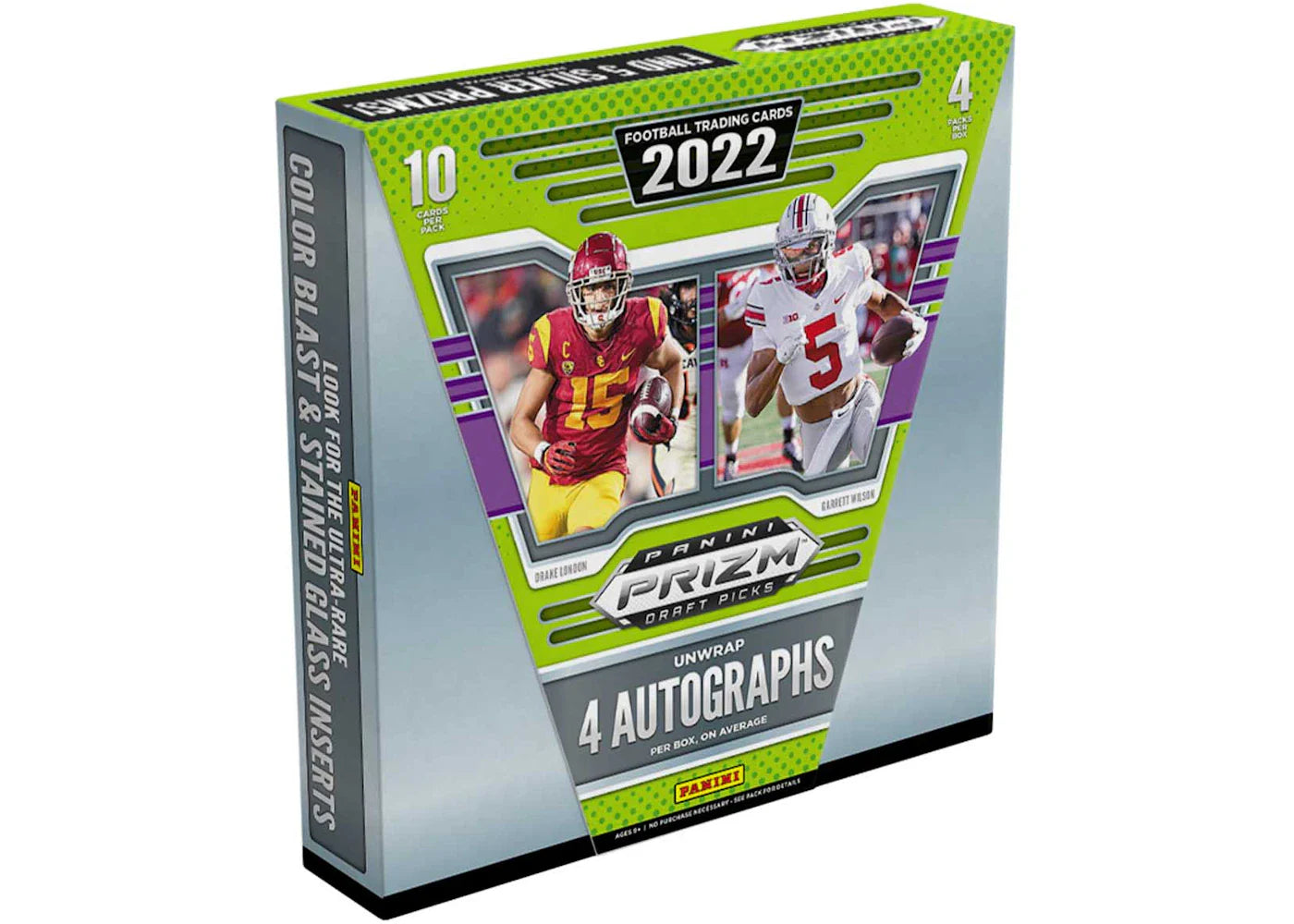 2022 Panini Prizm Draft Picks Collegiate Football Hobby Box
