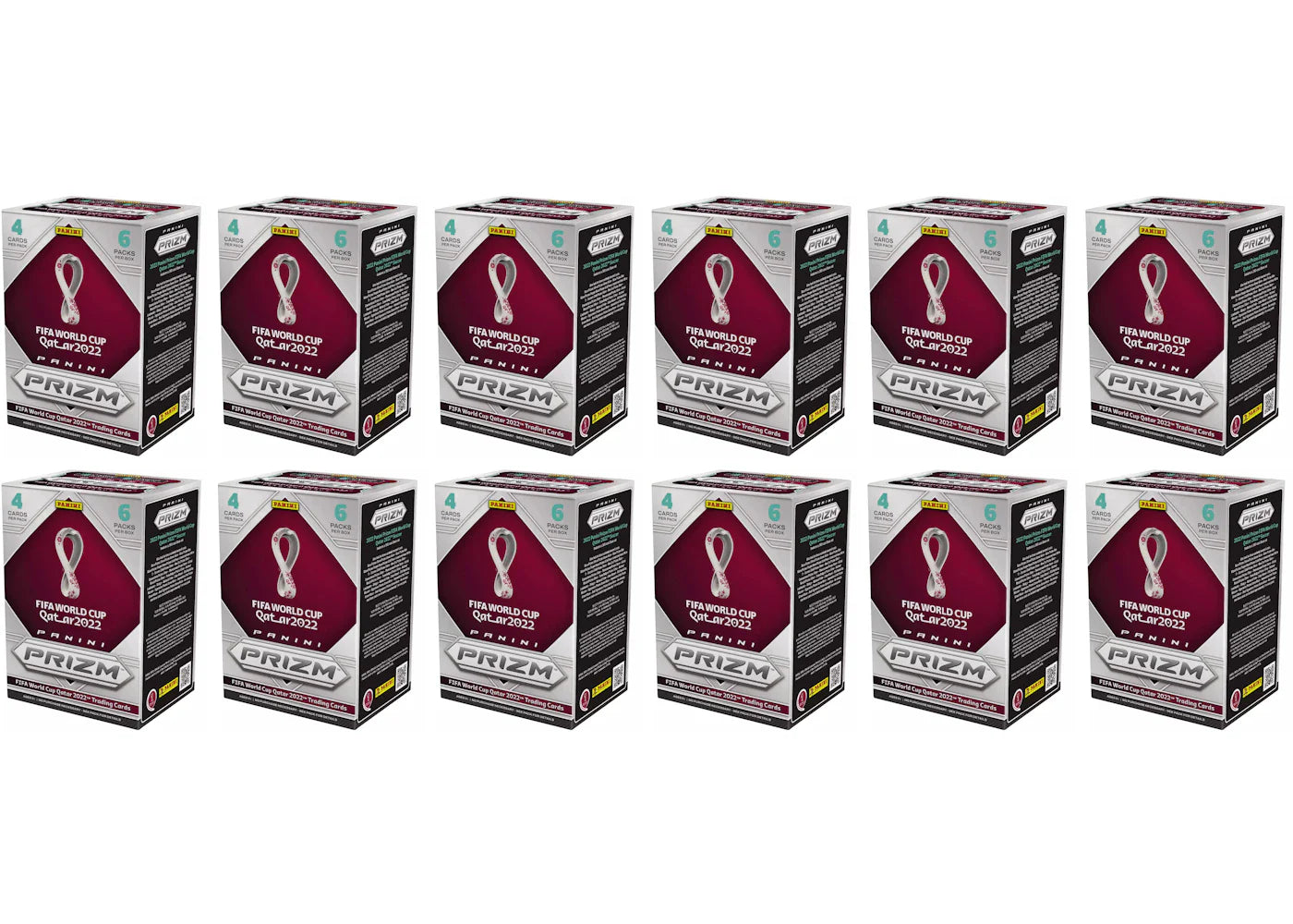 2022 Panini Prizm FIFA World Cup Qatar Soccer Blaster Box 12x Lot