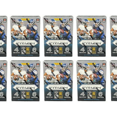 2022 Panini Prizm Football Blaster Box (Green Prizms) 10x Lot