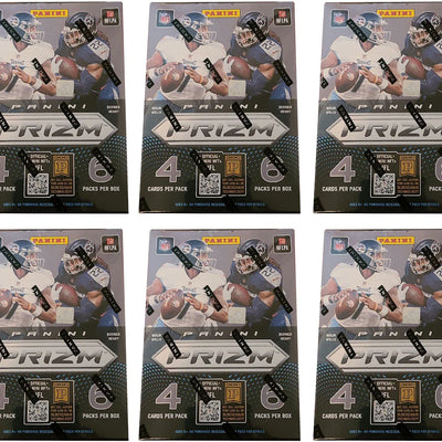 2022 Panini Prizm Football Blaster Box (Red, White, & Blue Prizms) 6x Lot