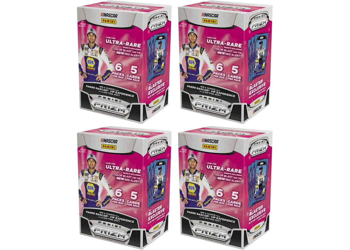 2022 Panini Prizm NASCAR Racing Blaster Box 4x Lot