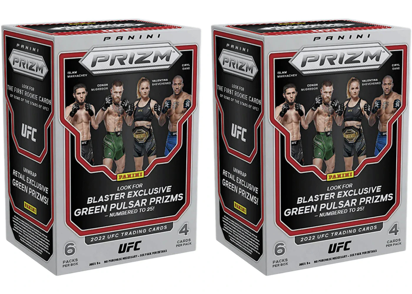 2022 Panini Prizm UFC Blaster Box 2x Lot