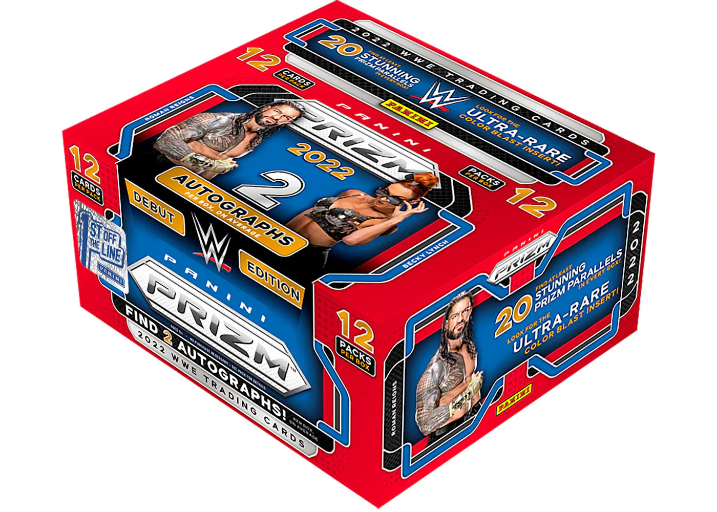 2022 Panini Prizm WWE Wrestling 1st Off The Line Box