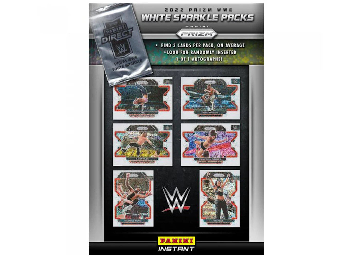 2022 Panini Prizm WWE Wrestling White Sparkle Pack