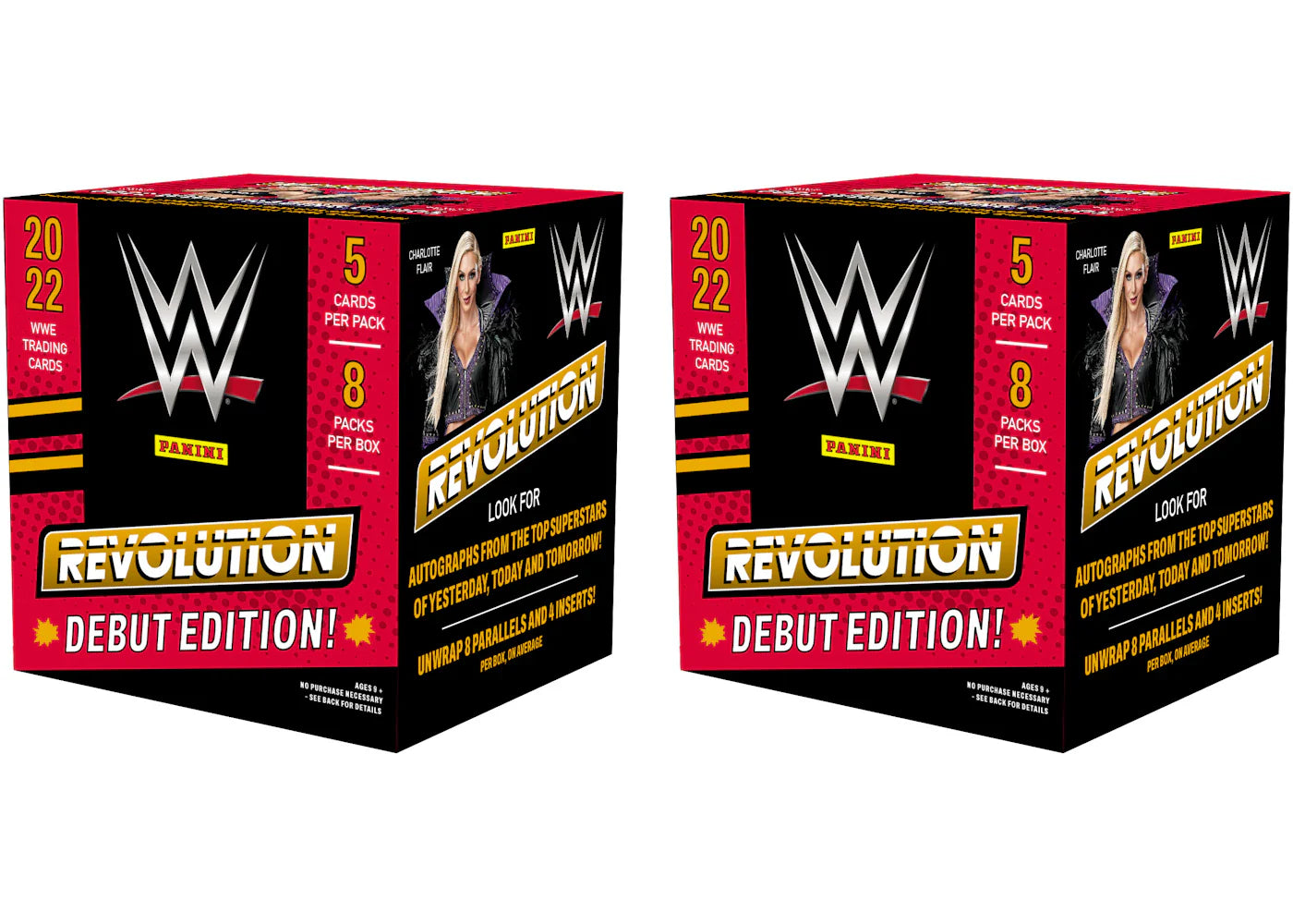 2022 Panini Revolution WWE Wrestling Hobby Box 2x Lot