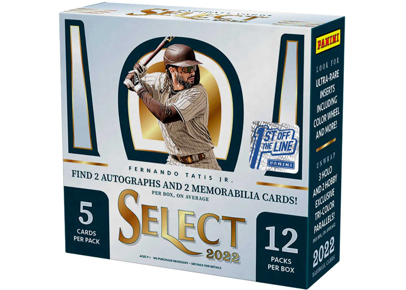 2022 Panini Select Baseball 1st Off The Line Hobby Box