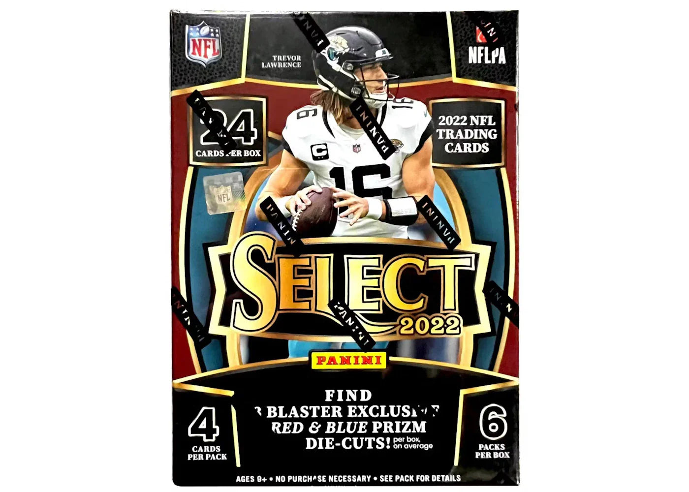 2022 Panini Select Football Blaster Box (Red & Blue Die-Cuts)