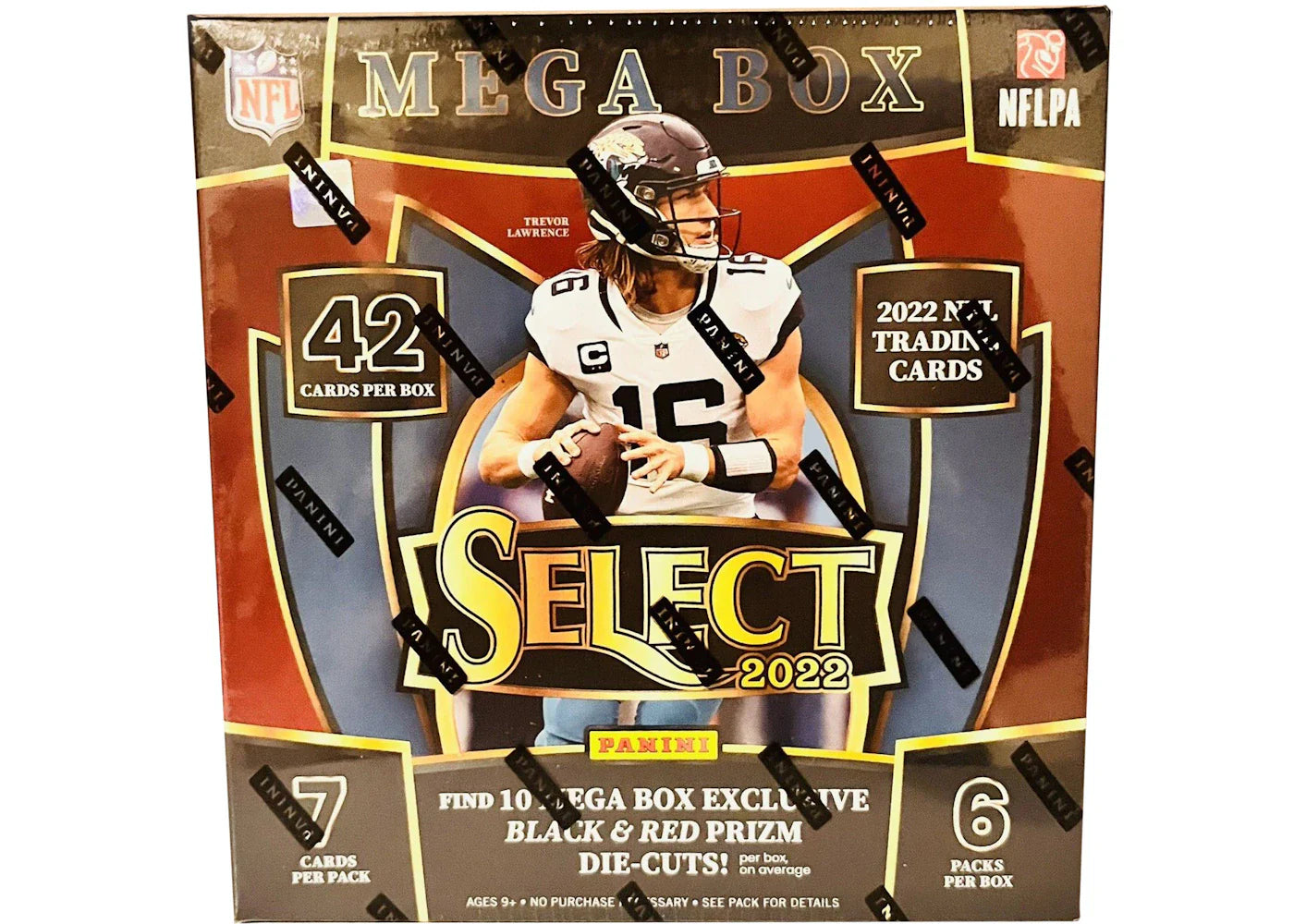 2022 Panini Select Football Mega Box (Black & Red Prizms)