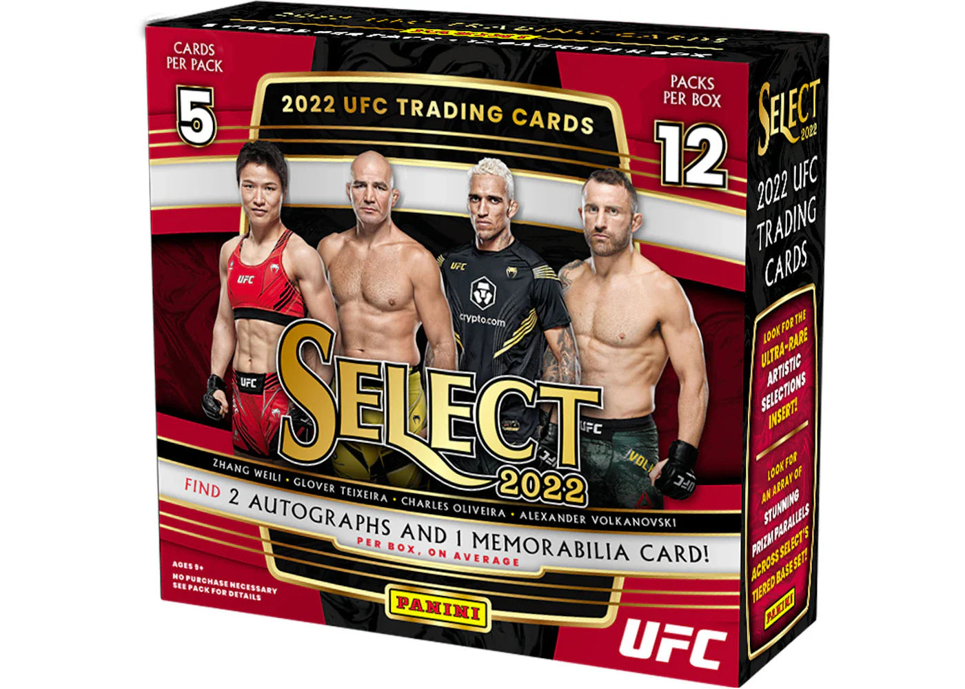 2022 Panini Select UFC Hobby Box