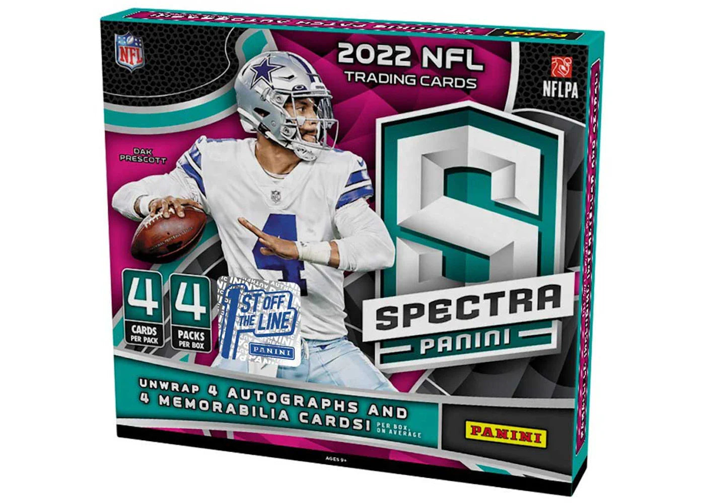 2022 Panini Spectra Football 1st Off The Line Hobby Box