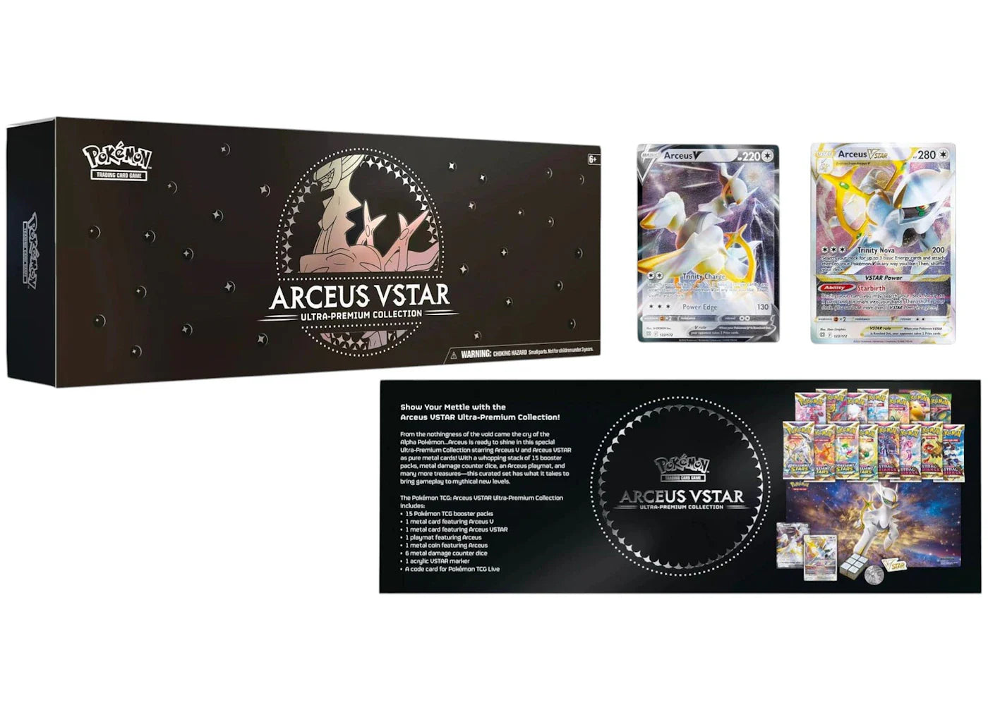 2022 Pokémon Sword & Shield Arceus VSTAR Ultra-Premium Collection