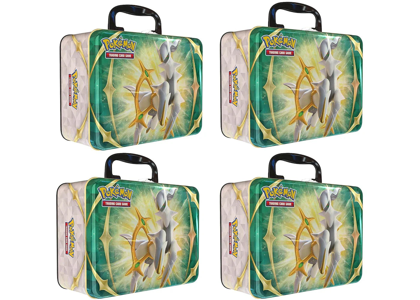 2022 Pokémon Sword & Shield Collector's Chest Tin 4x Lot
