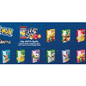 2022 Pokémon TCG McDonald's Happy Meal Match Battle Sealed Case of 150 Packs (Any Version) (US)
