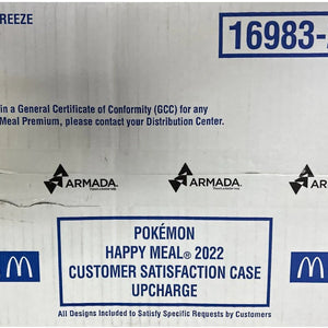2022 Pokémon TCG McDonald's Happy Meal Match Battle Sealed Case of 150 Packs (Any Version) (US)