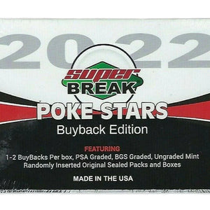 2022 Super Break Poke Stars Buyback Edition Box
