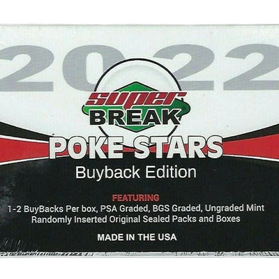 2022 Super Break Poke Stars Buyback Edition Box