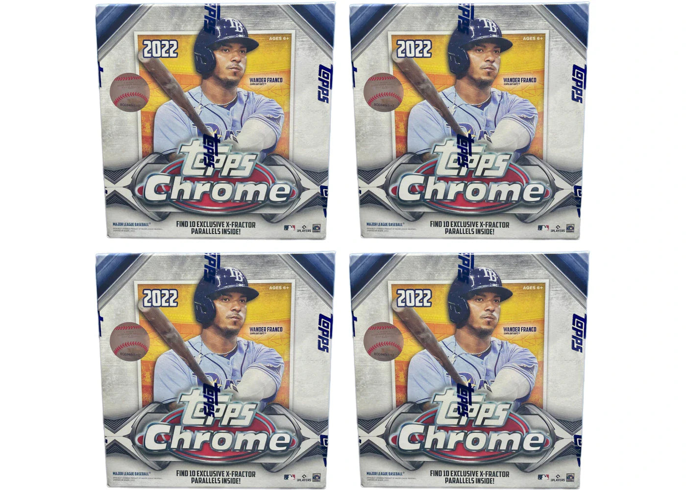 2022 Topps Chrome Baseball Mega Box 4x Lot