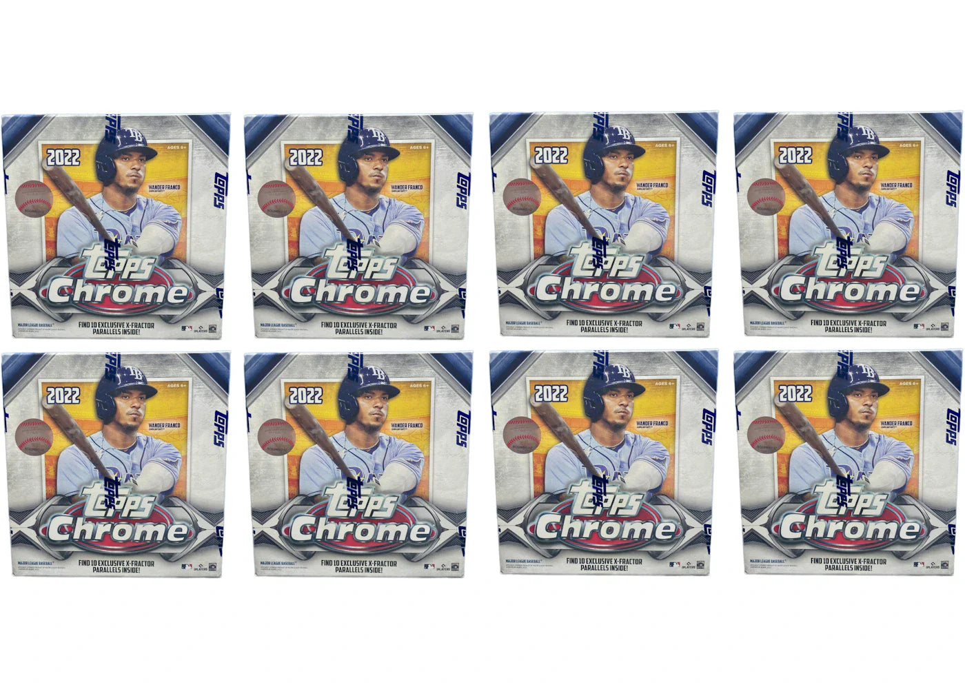 2022 Topps Chrome Baseball Mega Box 8x Lot