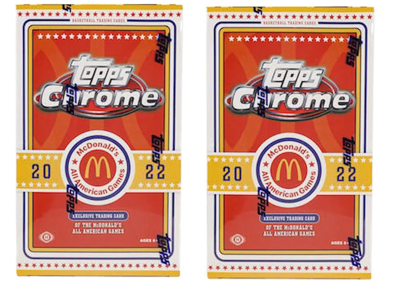2022 Topps Chrome McDonald's All American Basketball Hobby Box 2x Lot