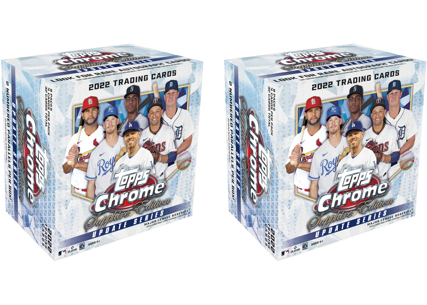 2022 Topps Chrome Update Sapphire Edition Baseball Hobby Box 2x Lot