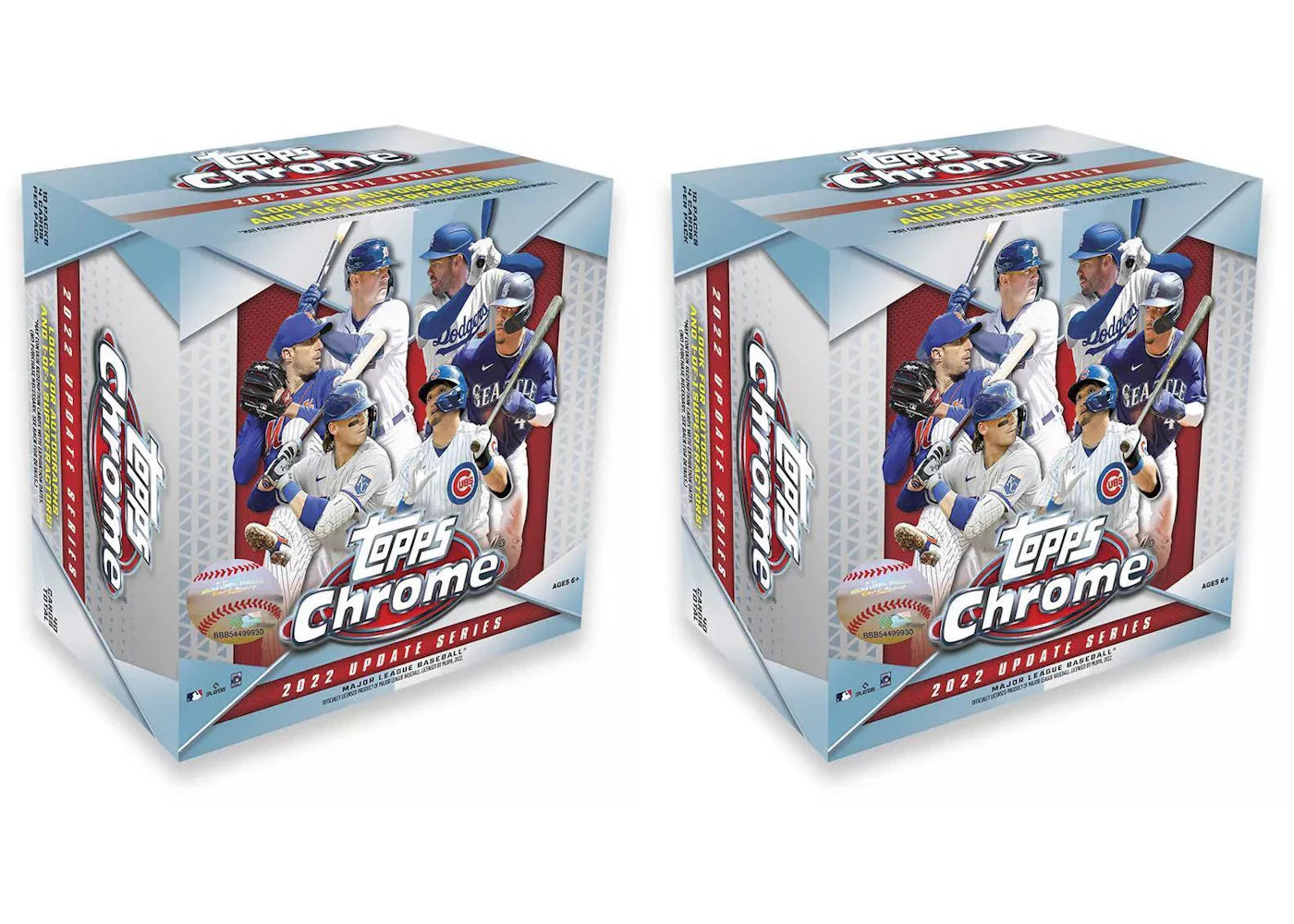 2022 Topps Chrome Update Series Baseball Mega Box 2x Lot