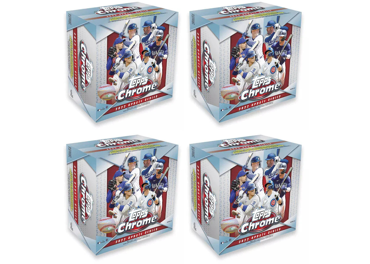 2022 Topps Chrome Update Series Baseball Mega Box 4x Lot