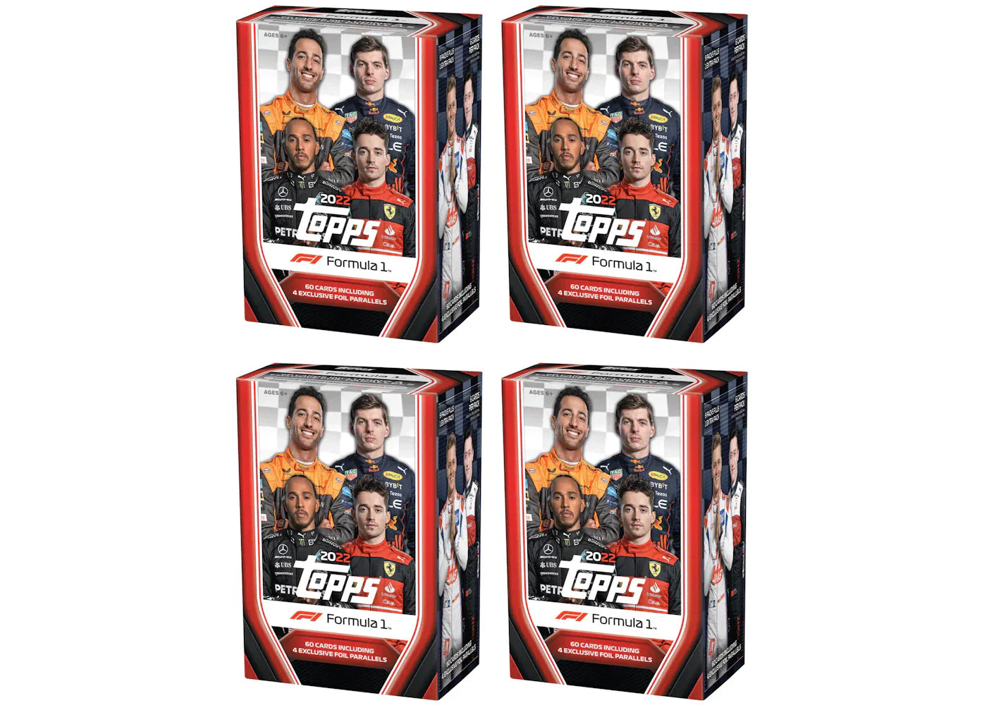 2022 Topps Formula 1 Racing Blaster Box 4x Lot