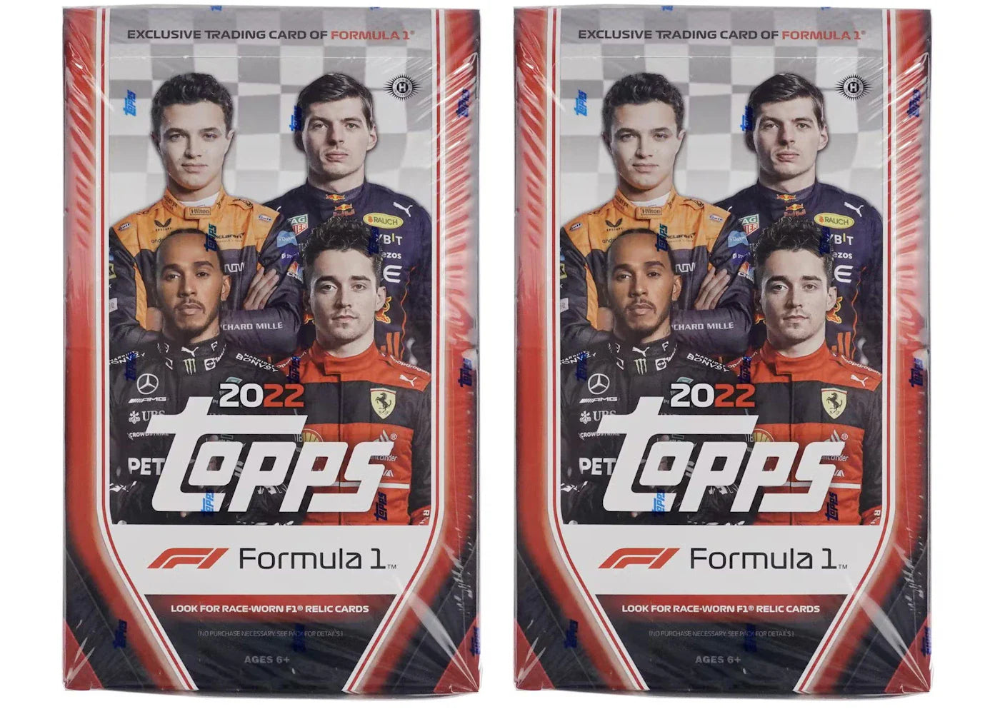 2022 Topps Formula 1 Racing Hobby Box 2x Lot