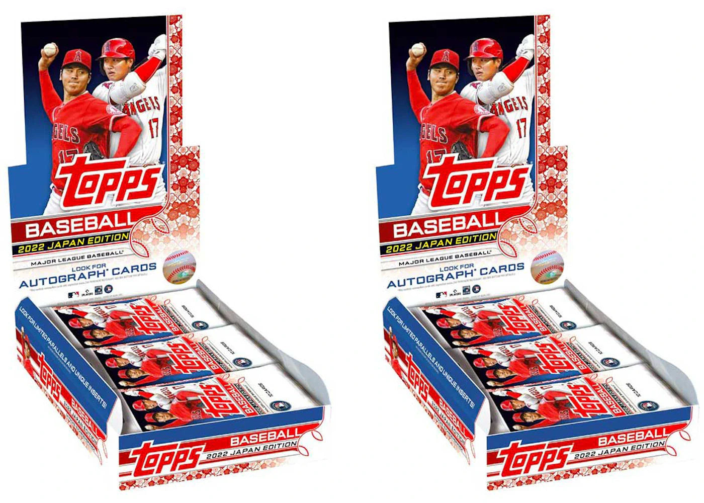 2022 Topps Japan Edition Baseball Hobby Box 2x Lot