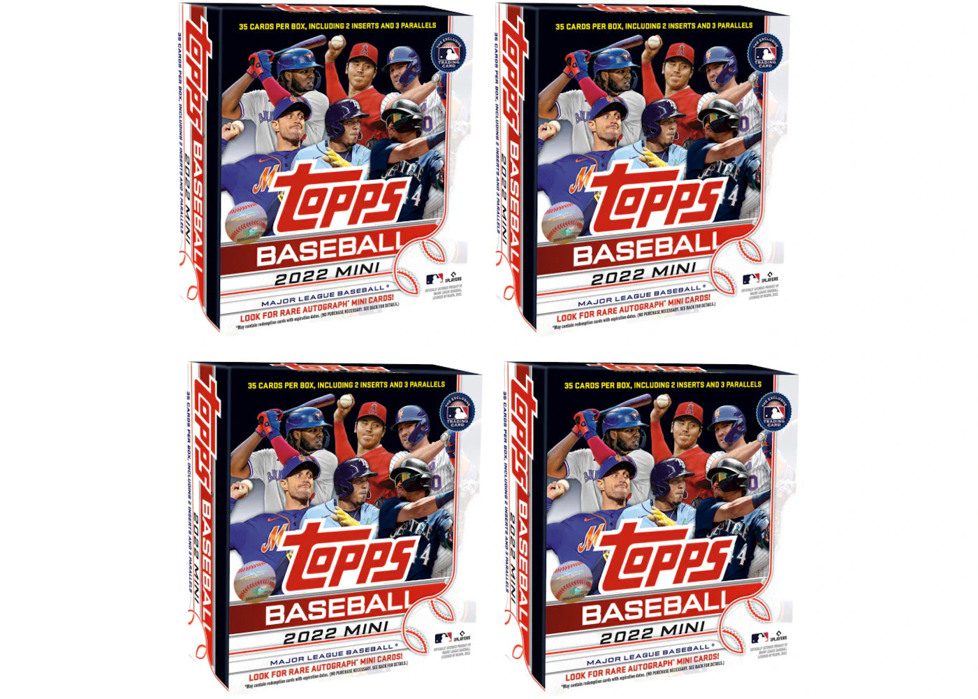 2022 Topps Mini Baseball Box 4x Lot