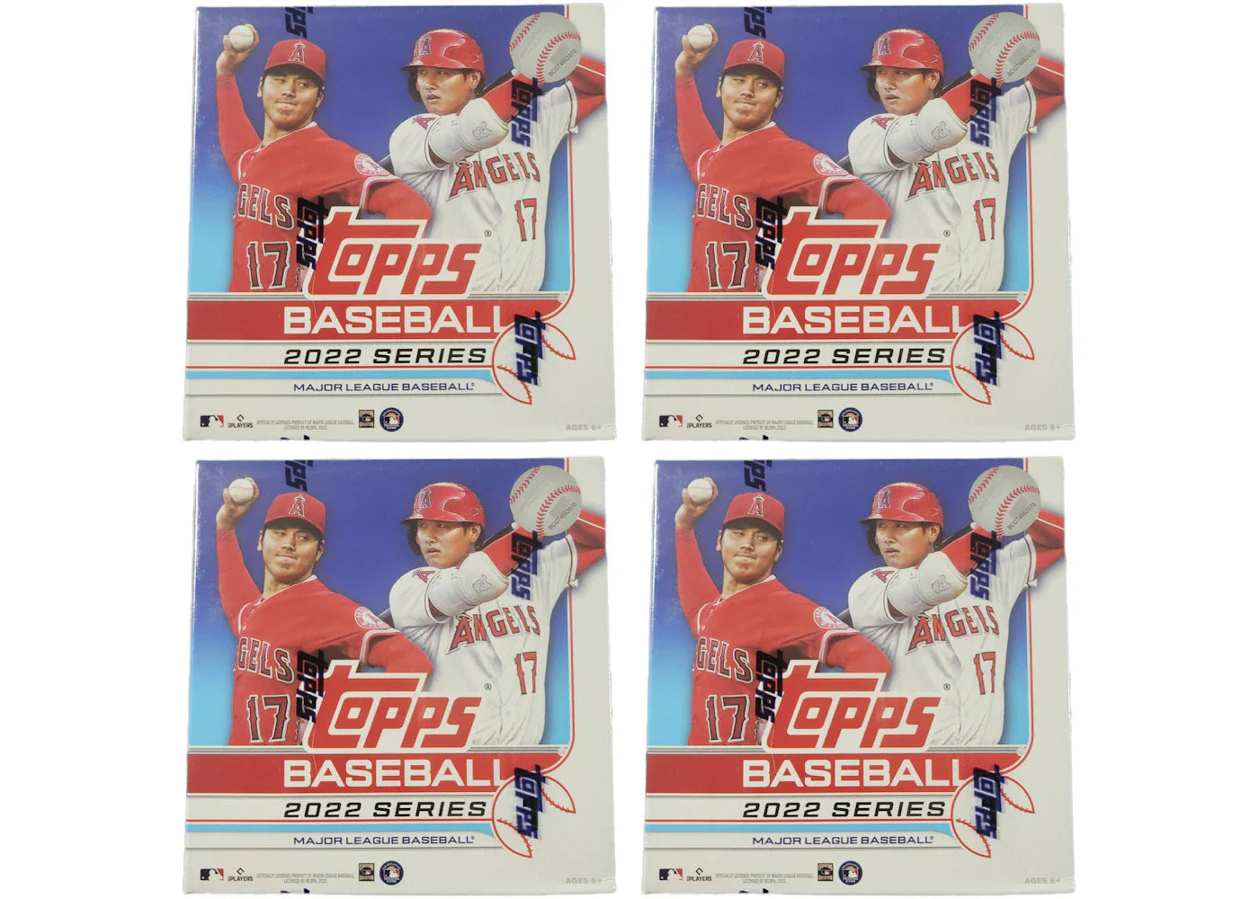 2022 Topps Series 1 Baseball Walmart Mega Box (Square Box) 4x Lot