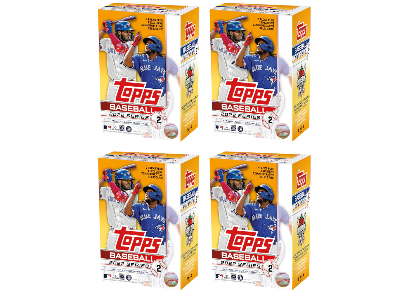 2022 Topps Series 2 Baseball Blaster Box 4x Lot