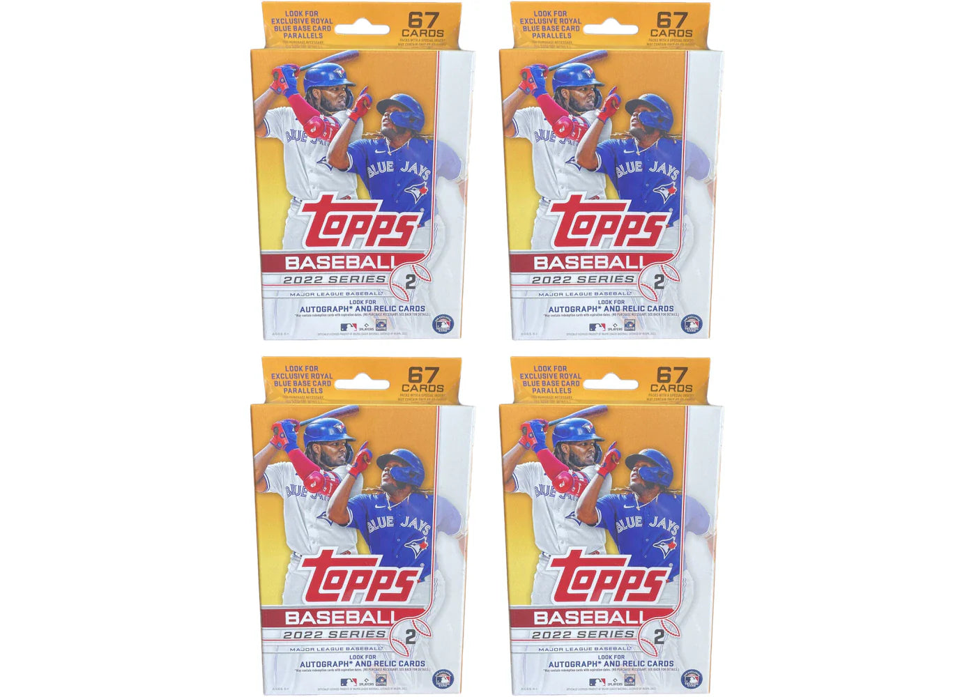 2022 Topps Series 2 Baseball Hanger Box 4x Lot