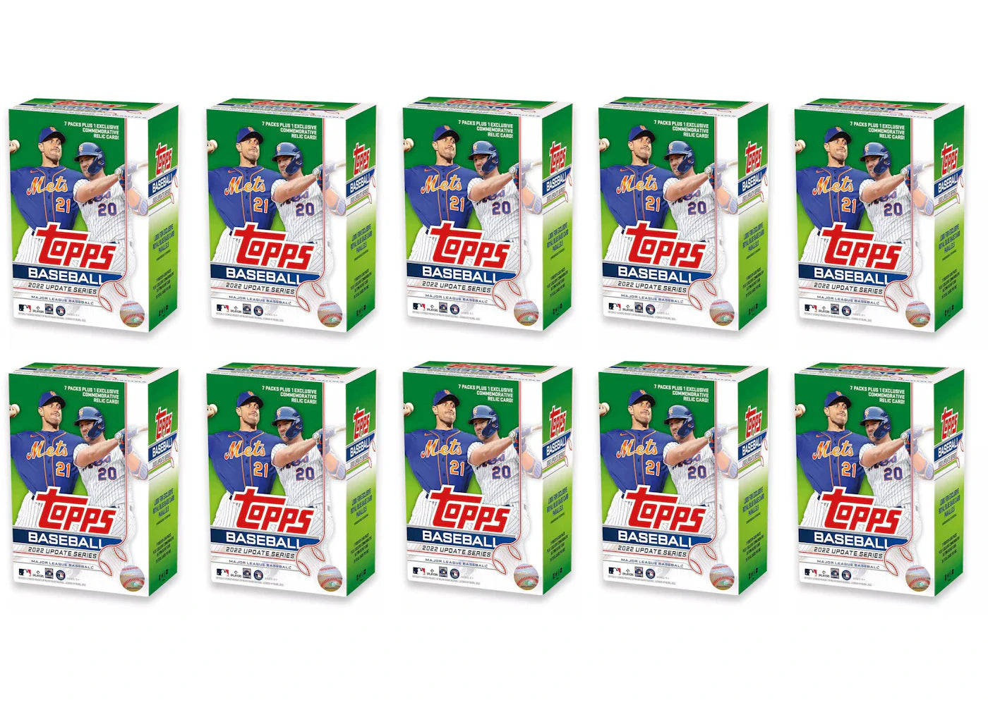 2022 Topps Update Series Baseball Blaster Box 10x Lot