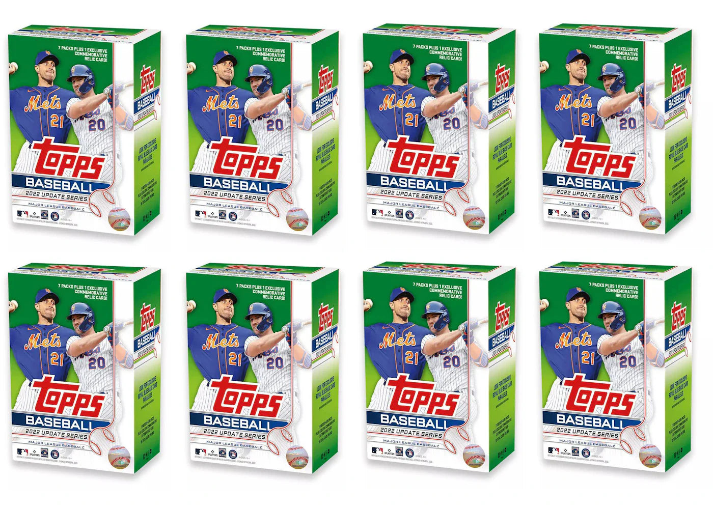 2022 Topps Update Series Baseball Blaster Box 8x Lot