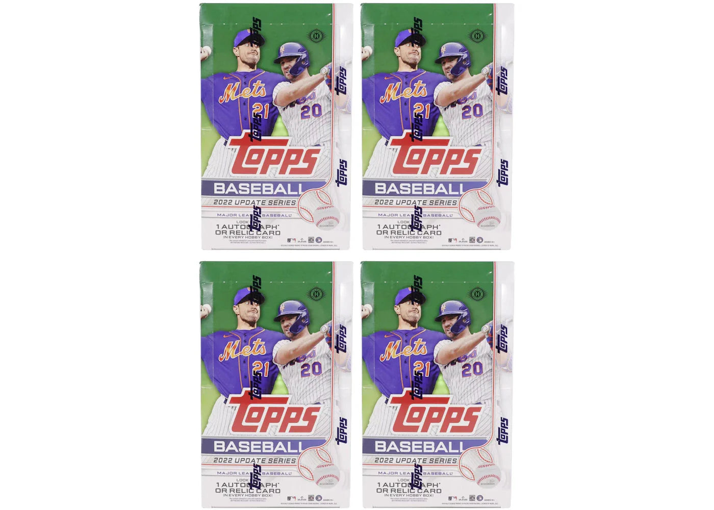 2022 Topps Update Series Baseball Hobby Box 4x Lot