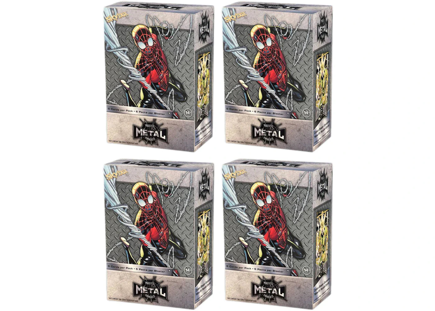 2022 Upper Deck Marvel Metal Universe Blaster Box 4x Lot
