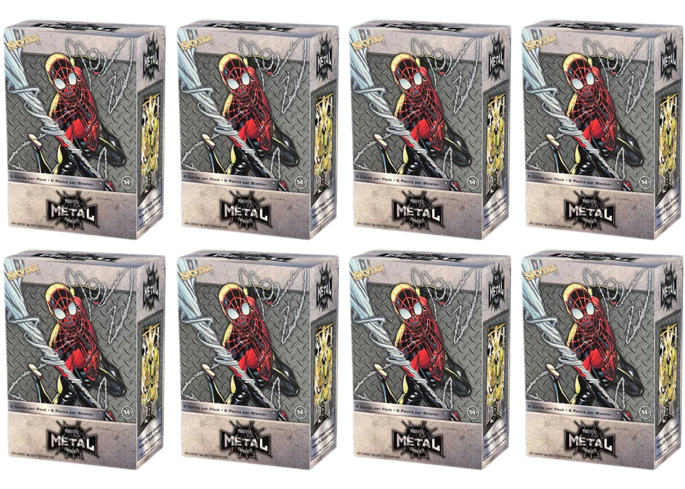 2022 Upper Deck Marvel Metal Universe Blaster Box 8x Lot
