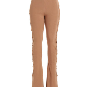AndreĀdamo Cut Out Pants With Lacing