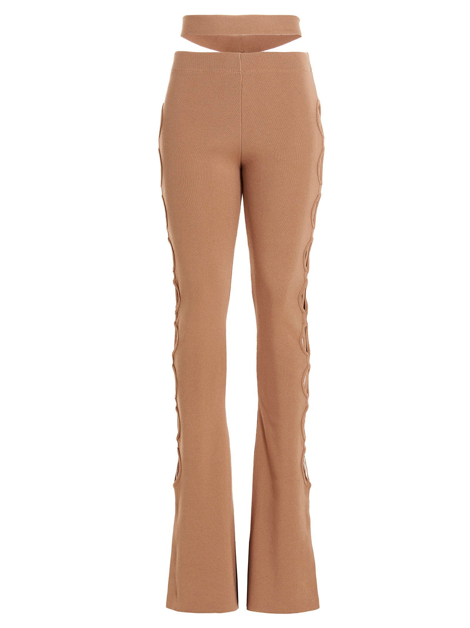 AndreĀdamo Cut Out Pants With Lacing