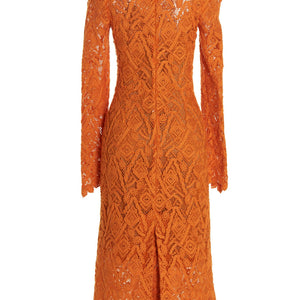 Ermanno Scervino Macramé Lace Dress