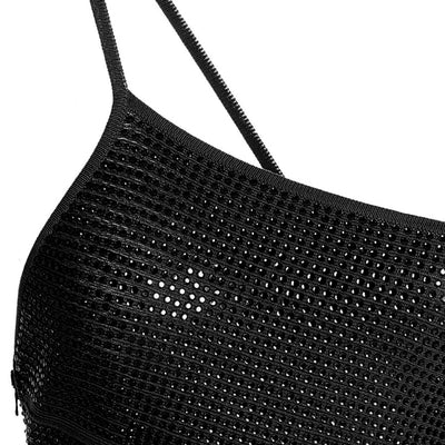 AndreĀdamo Sequin One Shoulder Dress