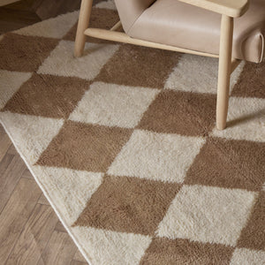 Cariad Hand-Knotted Wool Moroccan Shag Rug