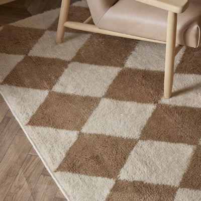 Cariad Hand-Knotted Wool Moroccan Shag Rug
