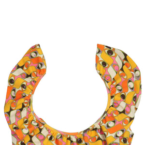 La Double J Ruffle Bikini Top
