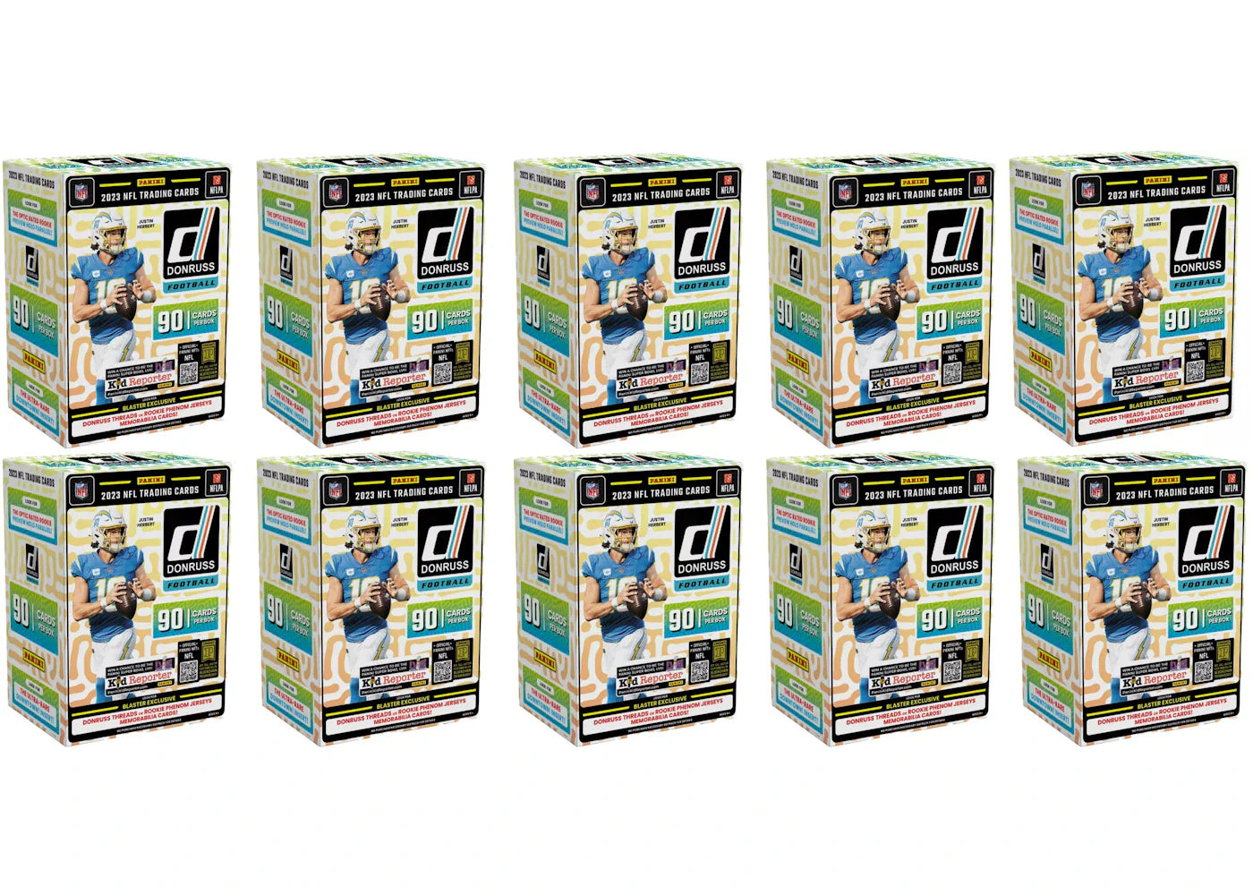 2023-24 Panini Donruss Football Blaster Box 10x Lot