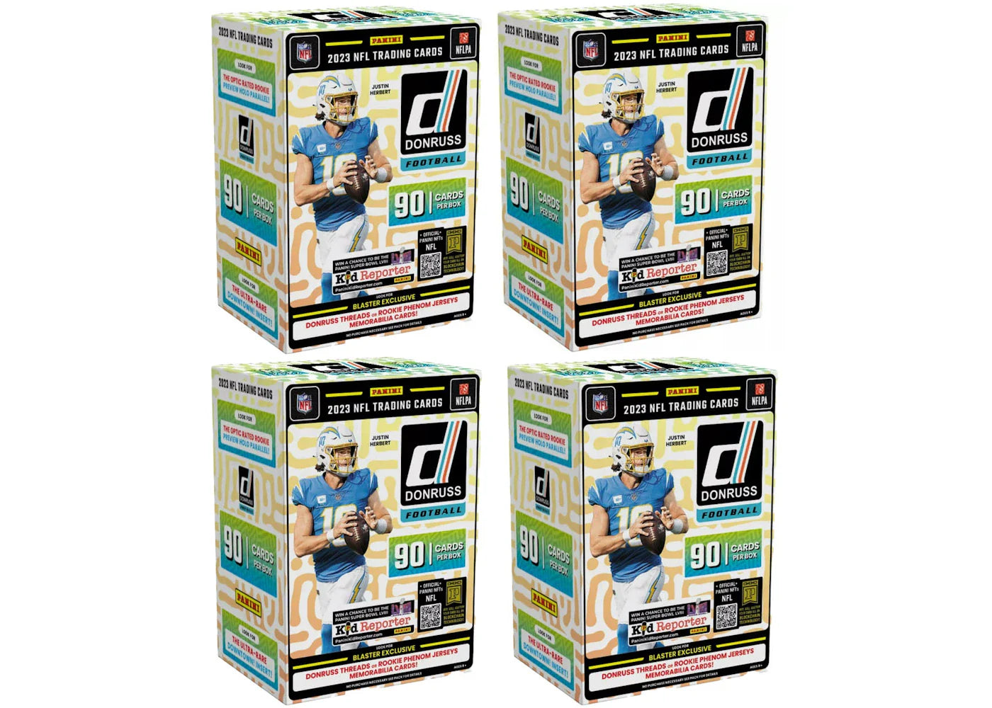 2023-24 Panini Donruss Football Blaster Box 4x Lot